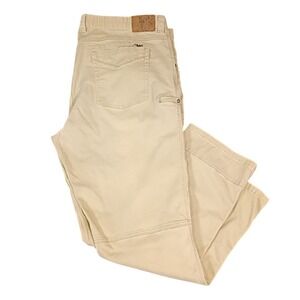 Mountain Khakis Camber 105 Pants Mens 48x32 Classic Fit Tan Chino Hiking Outdoor